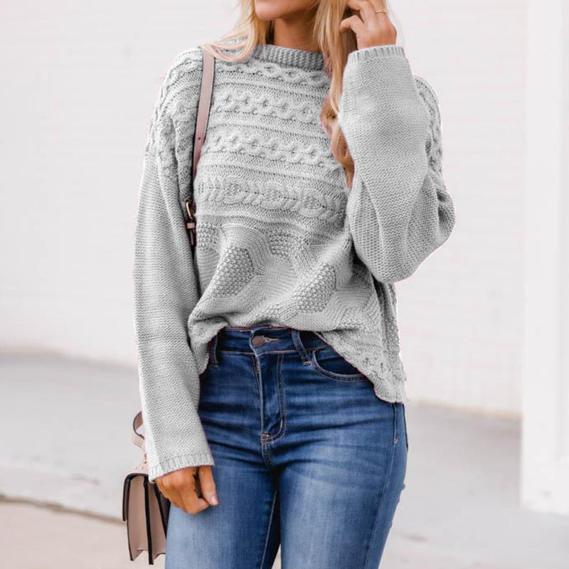 Women's Knitwear Round Neck Pullover