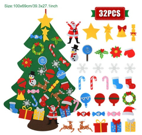 BEXTREE™ - Felt Christmas Tree New Year Toddler Kids