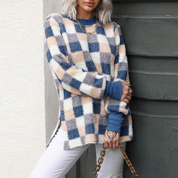 Casual Patchwork Sweater