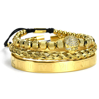 Stainless Steel Bracelet Set