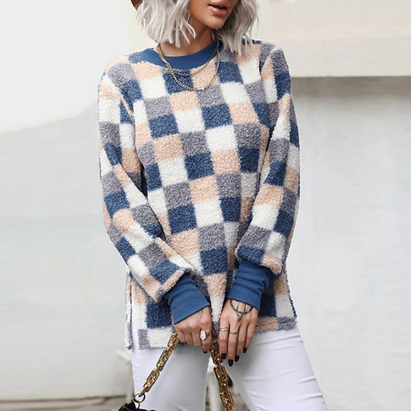 Casual Patchwork Sweater