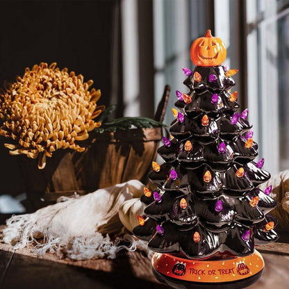 HallowTree - Halloween Colored lights Christmas Tree
