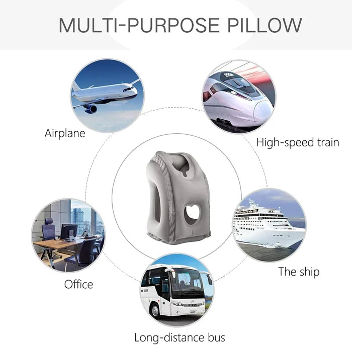 TravelCuddi - Inflatable Travel Pillow