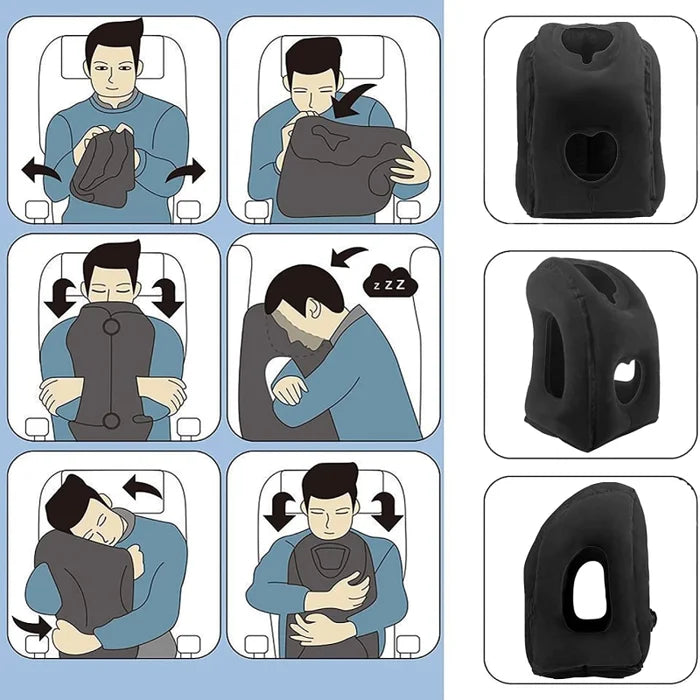 TravelCuddi - Inflatable Travel Pillow