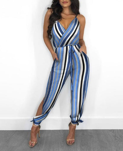 Cancun Ladies Printed Jumpsuit