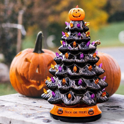 HallowTree - Halloween Colored lights Christmas Tree