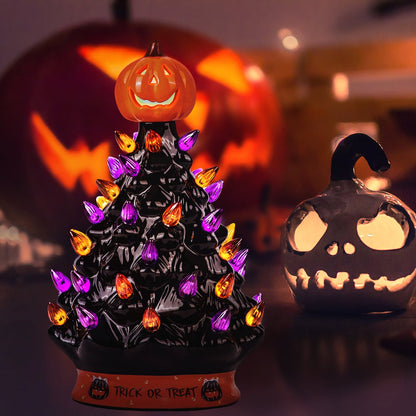 HallowTree - Halloween Colored lights Christmas Tree